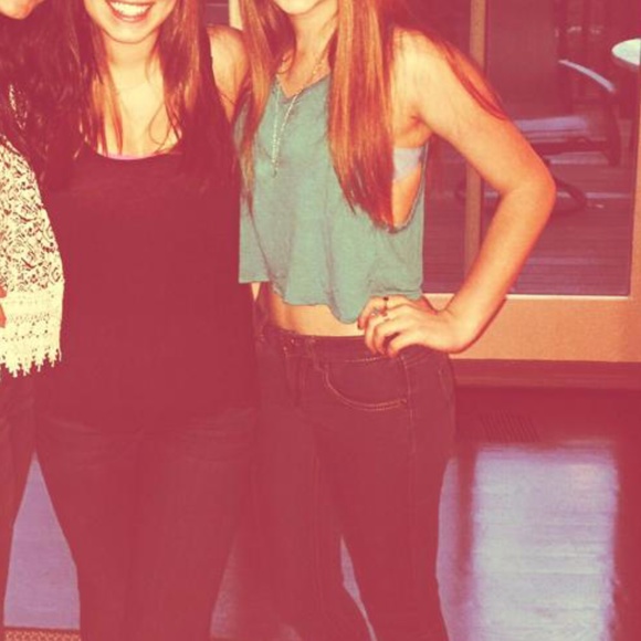 one clothing Tops - One clothing green racer back tank top!